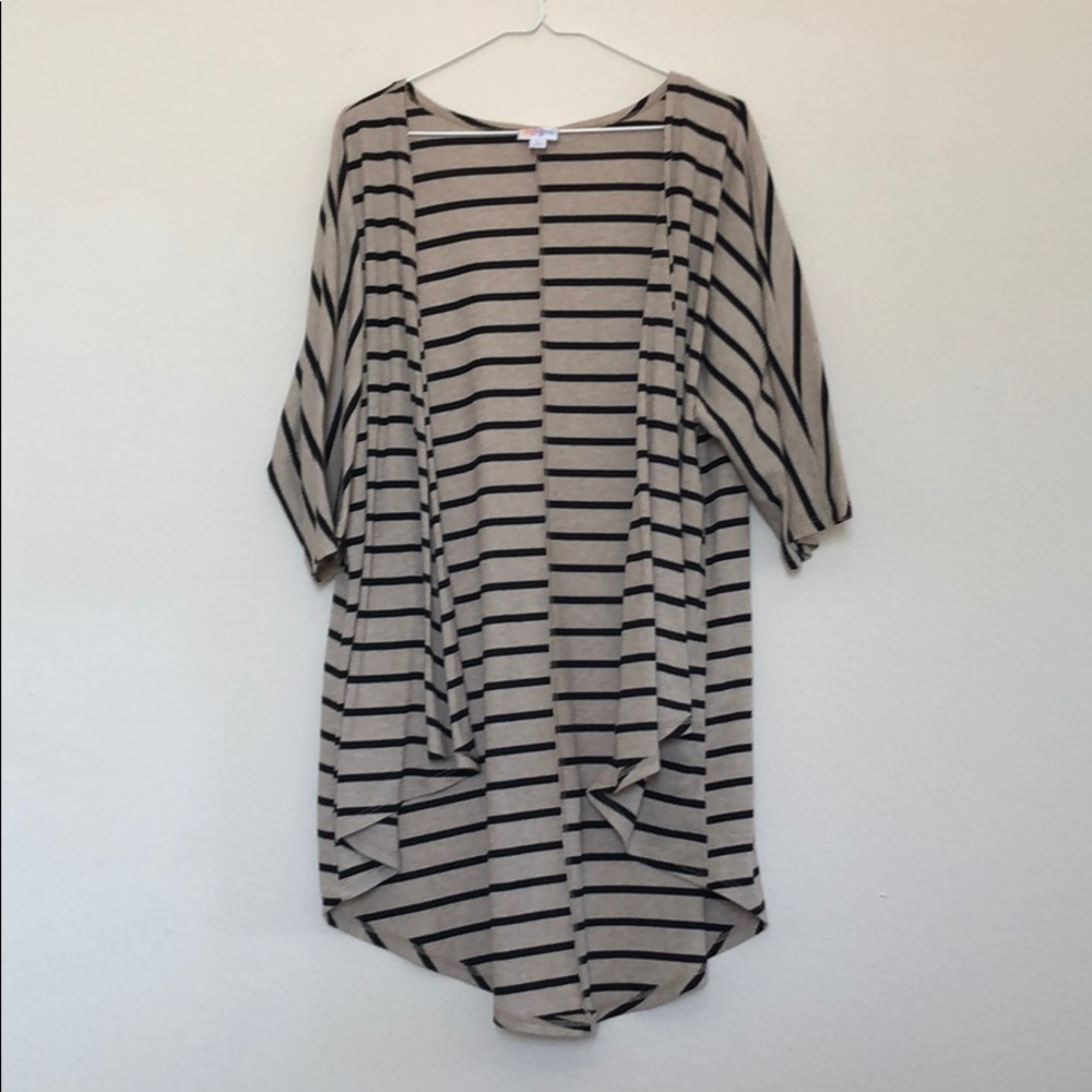 LuLaRoe Tan & Black Lindsay